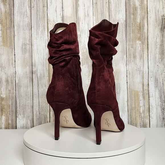 NEW - Jessica Simpson Women's Elisti Slouchy Pointed-Toe Dress Booties - Size 9 - Picture 3 of 6